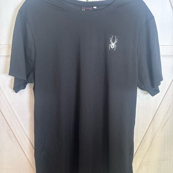 Black Spider Logo Men's Shirt bin0044 - Picture 1 of 5